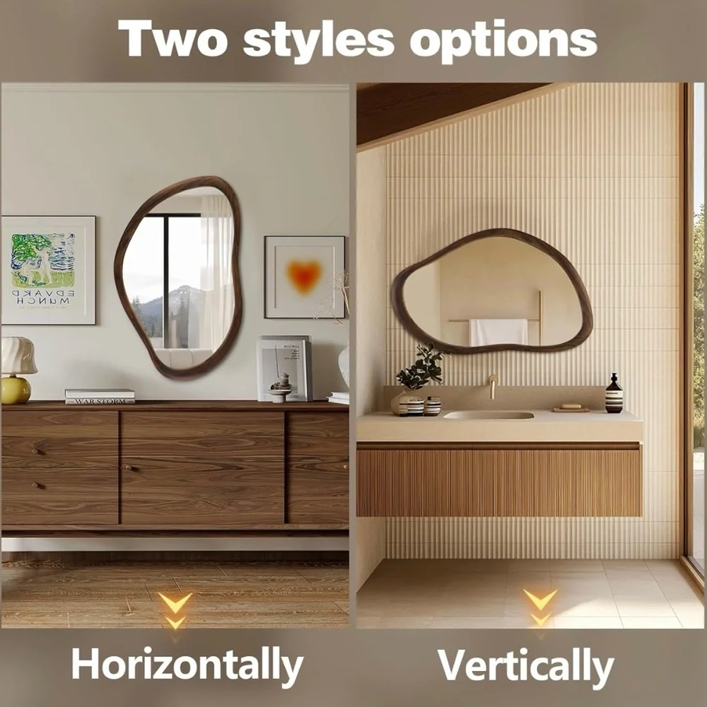Unique Wooden Frame Mirror